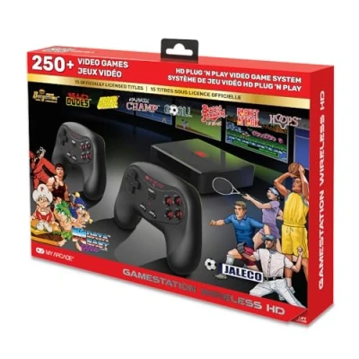 Imagen de MY ARCADE Gamestation Wireless HD, Éxitos de Data East &amp; Jaleco incluidos y 250 Juegos Retro