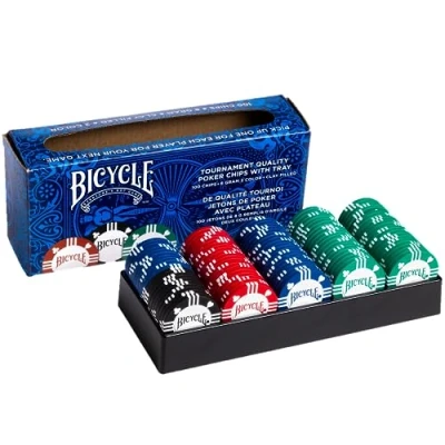 Imagen de Bicycle, Fichas de póquer, 4 colores