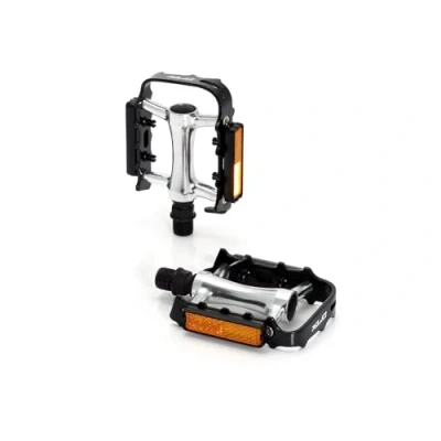 Imagen de Xlc 2501812000, Pedal Para BTT Ultralight PD M04 Unisex Adulto, Schwarz/silber, Talla Única
