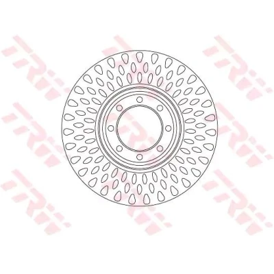 Imagen de TRW DF6688S Disco de freno 294 24 8 108 ventilado barnizado IVECO: DAILY 4, 4 Kasten/Kombi