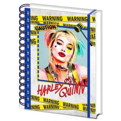 Imagen de Birds Of Prey Cuaderno de notas A5 con espiral (Harley Quinn Warning)