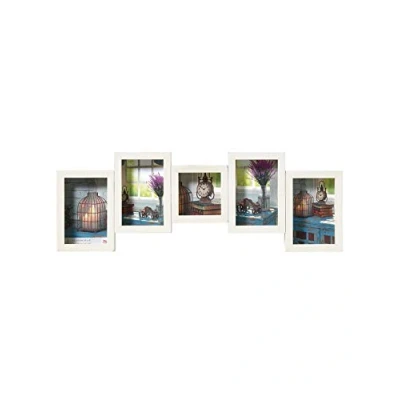 Imagen de Walther Design SN555W Rustic Marcos de Fotos, 4 x 10 15 + 1 cm, Blanco