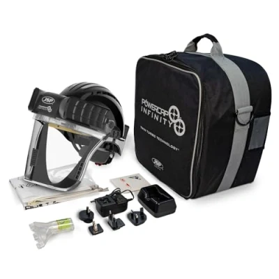 Imagen de JSP CEA646 001 100 Powercap Infinity Respirador unidad completa con casco negro
