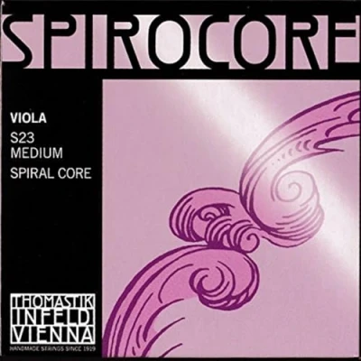 Imagen de Thomastik Cuerdas para Viola Spirocore alma en espiral juego 4/4 mediana acero cromo