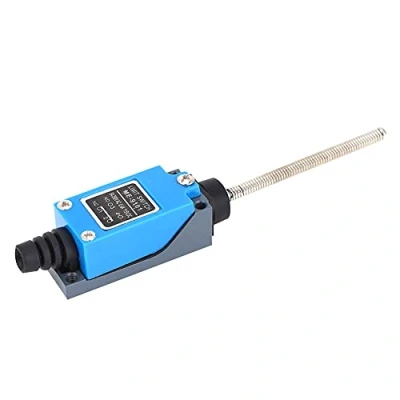 Imagen de 250VAC 5A Varilla Flexible de Muelle Helicoidal Interruptor Límite ME 9101 Momentáneo 1NC 1NO para el control carrera del mecanismo movimiento