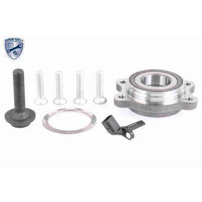 Imagen de VEMO V10 72 8813 Juego de cojinete rueda Eje delantero, derecha con sensor, revoluciones 141 AUDI: A6 C6 Berlina, Avant, Allroad