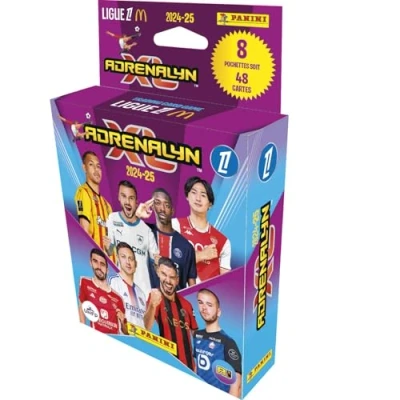 Imagen de Panini ADRENALYN Ligue 1 McDonald&#039;s 2024 2025 Trading Cards Game Blister 8 Bolsillos, 004843KBF8