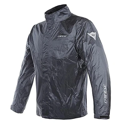 Imagen de Dainese Chaqueta impermeable para motocicleta, ligera, plegable, con inserciones reflectantes, antrax, talla XS