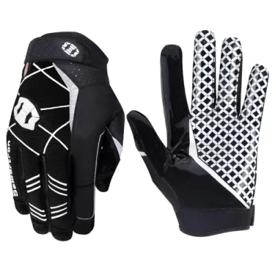 Imagen de Seibertron Pro 3.0 Elite Ultra Stick Sports Receiver Glove American Football Gloves Youth and Adult/Guantes de fútbol Americano para Juventud y Adulto Black S