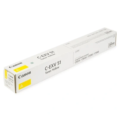 Imagen de iR ADVANCE C5540i Canon C EXV 51 Y toner amarillo XL (0484C002)