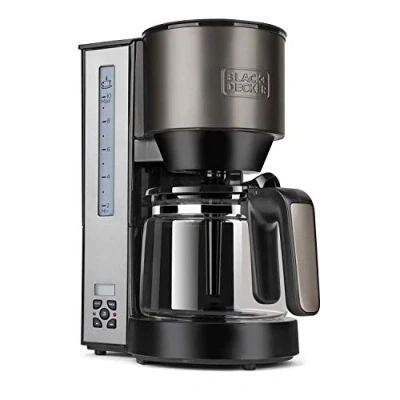 Imagen de Black+Decker Cafetera de goteo, Acero Inoxidable, 1000 W