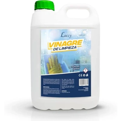Imagen de LUCCY Vinagre de Limpieza Concentrado 10º Acidez 5 Litros Limpiador Multiusos Ecológico y Eficiente