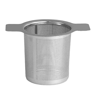 Imagen de 1 colador de té acero inoxidable 304 hojas hierbas reutilizable filtro malla accesorios A4G8 tetera especias
