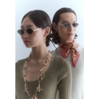 Imagen de Ray Ban KAI Unisex Gafas de sol Pale goldcoloured, Talla: 56, gold coloured
