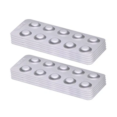 Imagen de Agua Análisis Prueba Pastillas de Cloro/pH, 100 Pieza (50 Fenol Red + 50 DPD1)