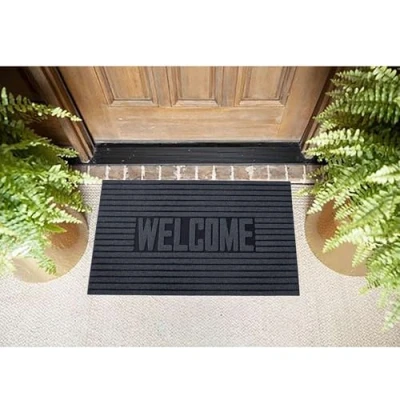 Imagen de Nicoman Felpudo Antideslizante Respetuoso con el Medio Ambiente y Absorbente para Interiores Exteriores, 75 x 45 cm