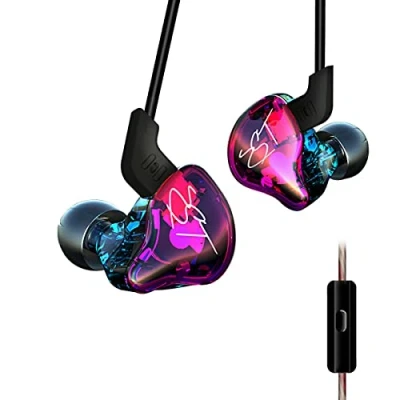 Imagen de Yinyoo KZ ZST Auriculares, Estructura balanceada + Driver Dual dinámico híbrido, Alta fidelidad, in Ear