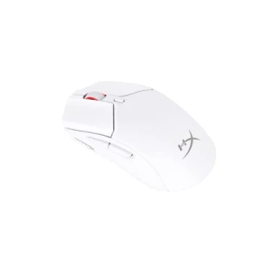 Imagen de HyperX Haste 2 Wireless Ratón gaming inalámbrico, ultraligero 61g, batería 100h, sensor preciso 26K, cable HyperFlex 2, antideslizamiento, color Blanco