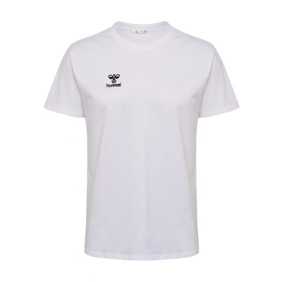 Imagen de hummel GO 2.0 Camiseta S/S Sportshirt Hombre Manga Corta de Entrenamiento para Fitness, Deporte y Ocio 100% algodón orgánico Ajuste cómodo, Tejido Punto elástico Cuello Redondo