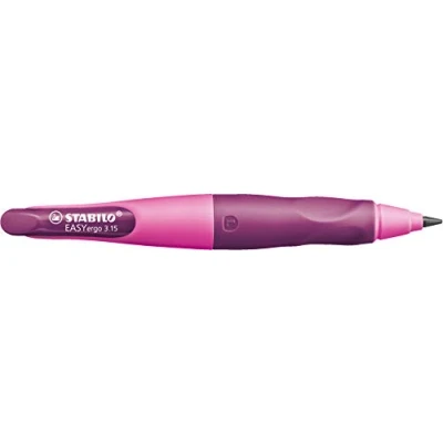 Imagen de Lápiz de presión ergonómico STABILO EasyErgo 3.15 en rosa/lila para Mancini, con 3,15 mm plomo grado HB