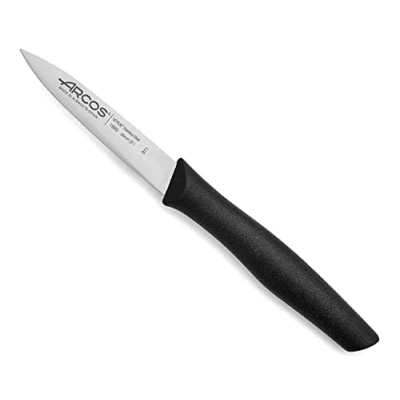 Imagen de Arcos Serie Nova Cuchillo Mondador Hoja de Acero Inoxidable 85 mm Mango Polipropileno Color Negro