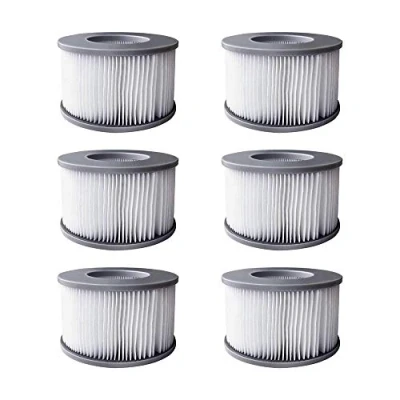 Imagen de YanBan 6 filtros de bañera hidromasaje para MSPA Piscinas inflables, Bomba Cartucho Filtro versión Mejorada Apta Todas Las bañeras Actuales