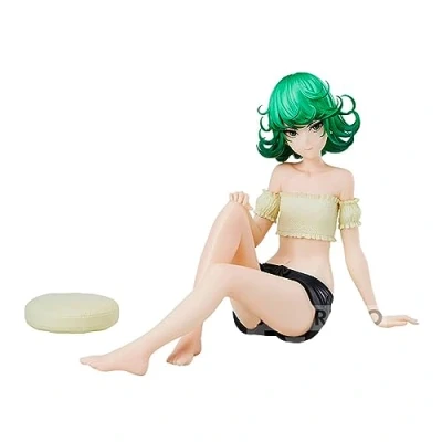 Imagen de Banpresto, Figura de Acción Terrible Tornado One Punch Man, Relax Time 10 cm, Multicolor BP88145