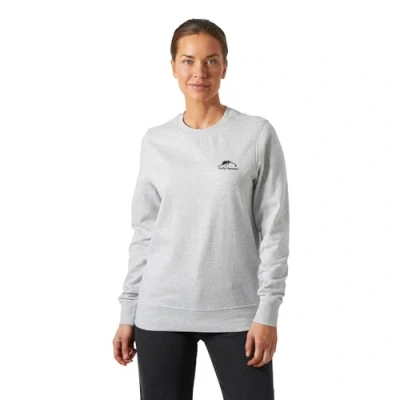 Imagen de Helly Hansen Sudadera W Nord Graphic para Mujer, 953 Grey Melange, L