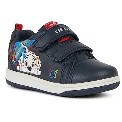 Imagen de Geox B New Flick Boy A, Zapatillas, Azul Marino y Blanco, 27 EU