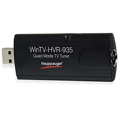 Imagen de Hauppauge WinTV HVR 935HD Analógica USB Sintonizador de TV (Analógica, DVB C, T, T2, H.264, USB, Windows 10 Education,Windows 7 Enterprise,Windows 8,Windows 8.1,Windows Vista Business x64, Dual Core 2.4GHz)