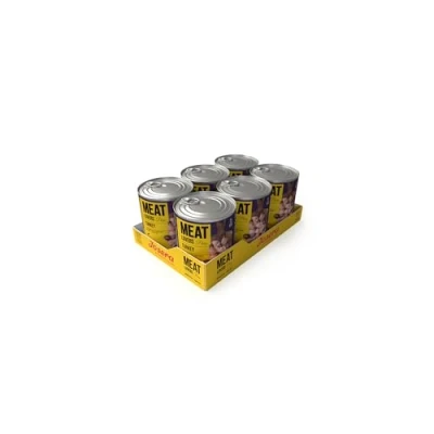 Imagen de Josera Meat Lovers Pure Turkey alimento húmedo para perros alto contenido en carne sin cereales Delicioso pavo, jugoso caldo y minerales completo 6 x 800 g