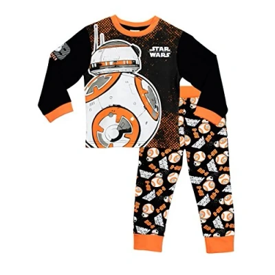 Imagen de Star Wars Pijamas Pijama Niño BB8 de Manga Larga para Ninos Multicolor 5 6 años