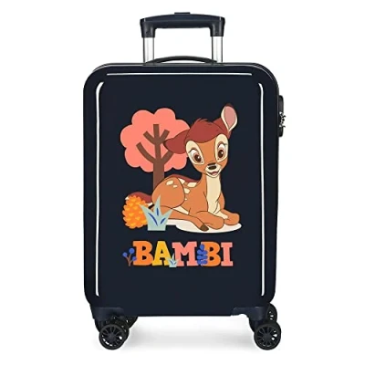 Imagen de Disney Bambi Maleta de cabina Azul 38x55x20 cms Rígida ABS Cierre combinación lateral 34L 2 kgs 4 Ruedas dobles
