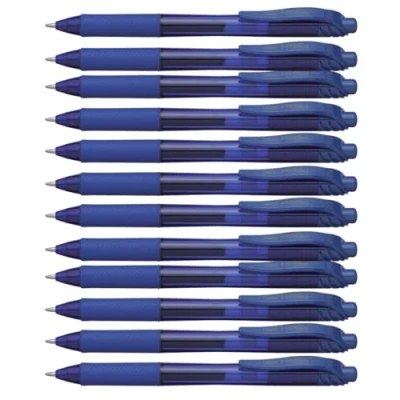 Imagen de Pentel BL110 C Bolígrafo de gel Retractable pen Azul (Retractable pen, Azul, 1 mm). pack 12
