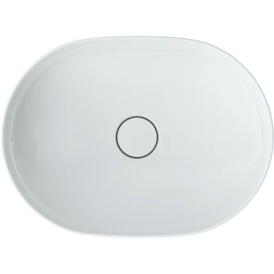 Imagen de Roca,INSPIRA,ROUND Lavabo de FINECERAMIC® sobre encimera,Blanco,500mm x 370mm 140mm,A327520000