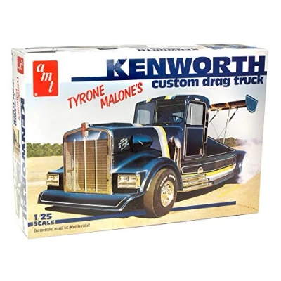 Imagen de AMT Bandag Bandit 1:25 Camión de Arrastre Kenworth Tyrone Malone, Color Negro (AMT1157)