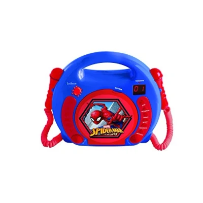 Imagen de Spider Man RCDK100SP Lector Cd Portátil con 2 Micros