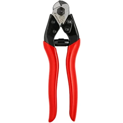 Imagen de FELCO C7 cizalla para cables de una mano (corte ø 7 mm, cables, hoja + perno acero calidad, mangos con revestimiento plástico)
