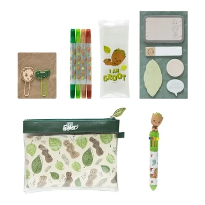 Imagen de Grupo Erik Kit de papelería Marvel Groot Estuche con Material Pack/Kit Escolar Set Groot, Oficial