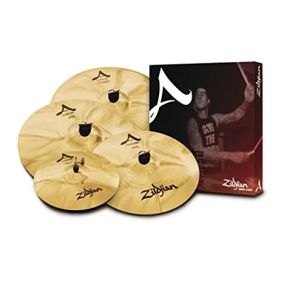 Imagen de Zildjian A20579 11 A Custom Series Cymbal Box Set 14&quot; Hi Hats, 16&quot;/18&quot; Crash, 20&quot; Medium Ride, 4 Paquetes