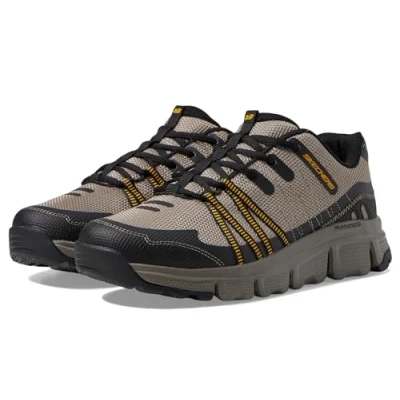 Imagen de Skechers Summits at, Zapatillas Hombre, Tela sintética marrón con Ribete Negro, 39.5 EU