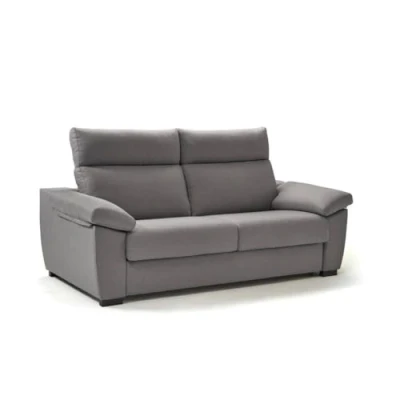 Imagen de SHIITO Sofá Cama de 3 Plazas Modelo Italo Apertura Italiana Comodidad y Calidad para Ahorrar Espacio En tu hogar Recibir a Tus Invitados con Estilo Gris 198 x 95 100 cm