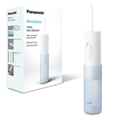 Imagen de Panasonic EW DJ11 A503 Irrigador Oral, Fácil De Usar Con 2 Ajustes Presión Agua, Compacto y Portátil