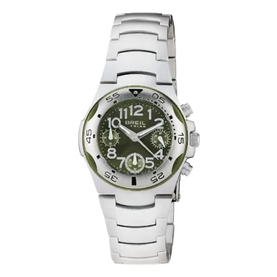 Imagen de BREIL Girls Ice Mono Clock dial Green Quartz Chronograph Movement and Silver Aluminium Bracelet EW0211