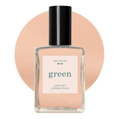 Imagen de MANUCURIST Green Esmalte de Uñas Nude Beige Pintauñas Clásico 9 Free vegano y orgánico (83%) Manicura profesional 15 ml (BEIGE)