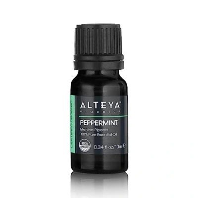Imagen de Aceite de menta orgánica Alteya (Mentha Piperita) 10 ml 100% esencial natural orgánico certificado por el USDA
