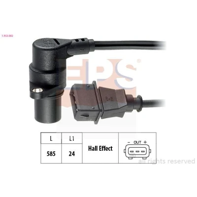Imagen de EPS 1.953.082 Sensor de Cigueñal Made in Italy OE Equivalent VOLKSWAGEN: Golf 3, Sharan I, 4 Cabrio, SEAT: Ibiza 2, Córdoba I Vario