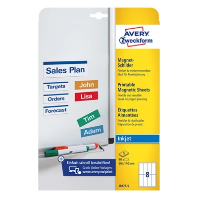 Imagen de Avery Etiqueta Mag Blanca 50X140 5H