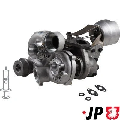 Imagen de JP GROUP 1317400800 Turbocompresor de gases escape incl. kit juntas MERCEDES BENZ: Sprinter 3.5 T Furgón, Bus