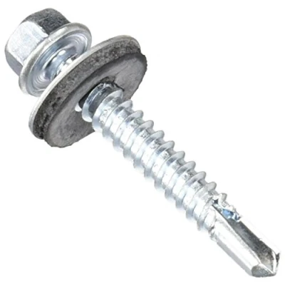 Imagen de Index Fixing Systems BZABE165538 Tornillo Autotaladrante de Cabeza Hexagonal, 5.5 x 38 mm, P16, Set 12 Piezas